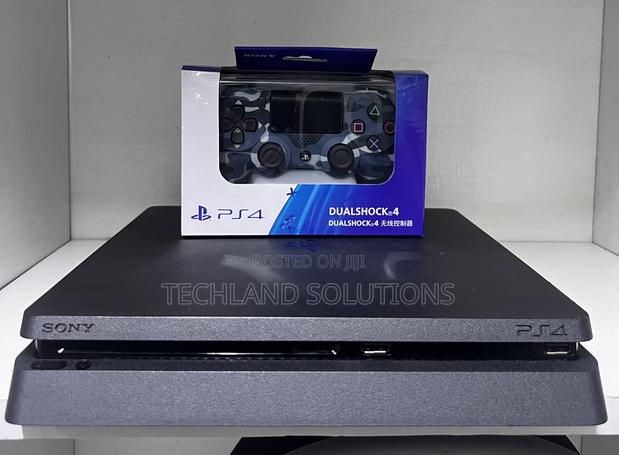 Black Chipped Ps4 Slim With 10 Games - thumbnail 2