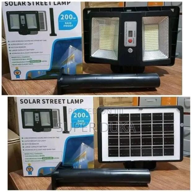 Solar Street Light.200w Cl 112 Long Hours.Easy Mount - main view