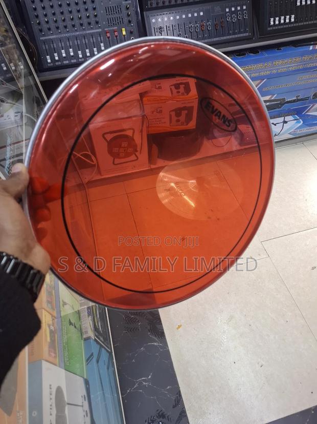 Evans Red Snare Skin Drumhead - thumbnail 3