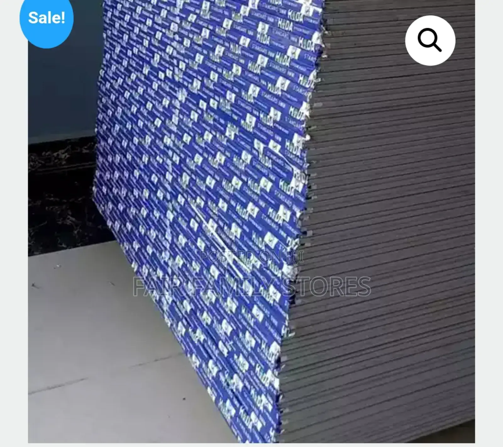 Gypsum Board Hada 9mm 1200mm*2400mm
