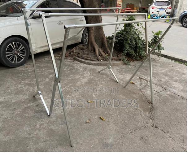 Double Outdoor Cloth Rail
