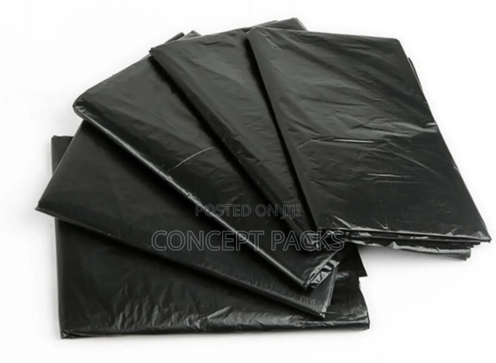 250pcs Normal Garbage Bag HD Black.