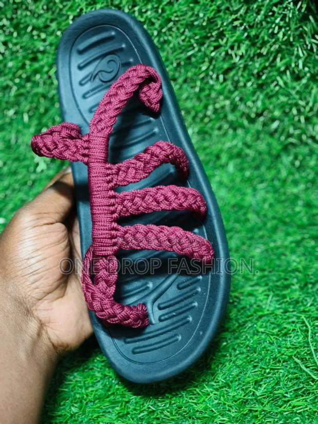 Stripped Ladies Sandals - thumbnail 2