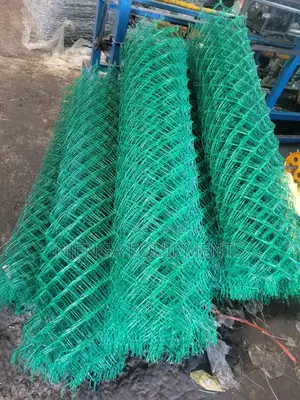Green PVC Coated Chainlink, 14g, 6ft X 18m