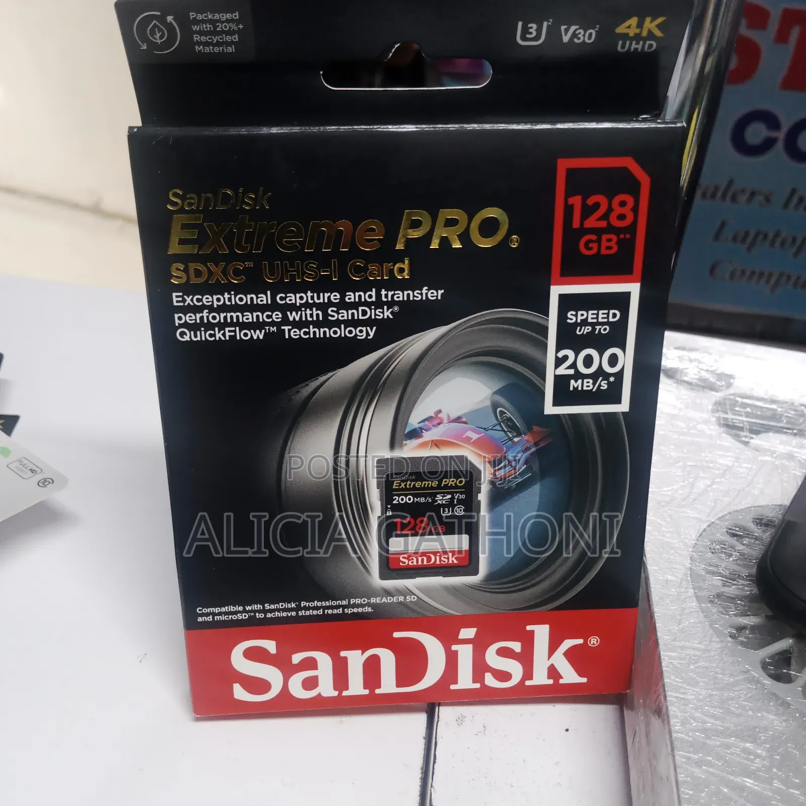 128gb Extreme Pro Sandisk Memory Card