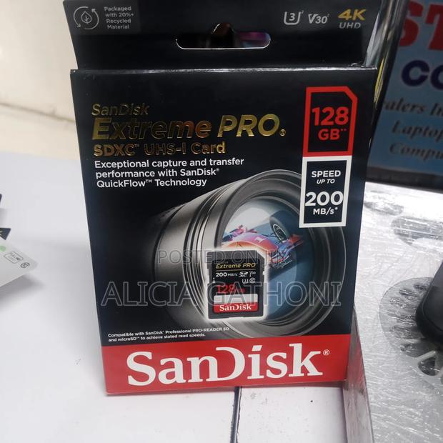 128gb Extreme Pro Sandisk Memory Card