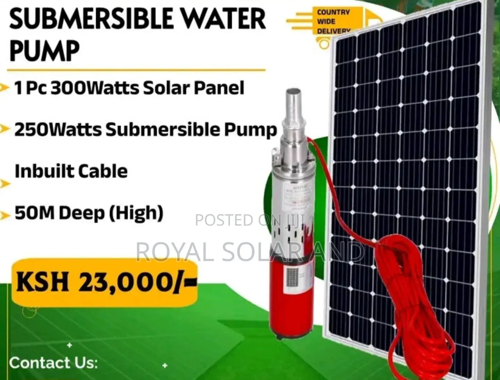 50M Submersible Solar Waterpump
