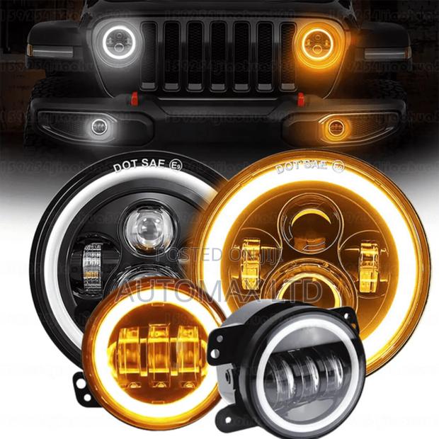 Jeep Wrangler Jk, Led Headlights+Fog Combo,