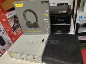 Jabra Evolve2 65 Ms Headphones With Link380a, Stereo, Black