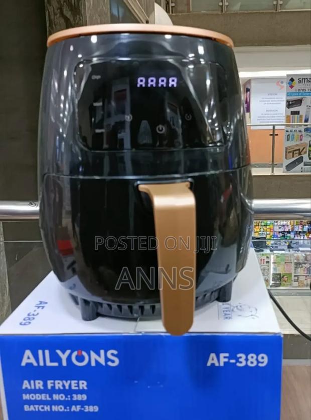 6litres New Model Ailyons Black Air Fryer