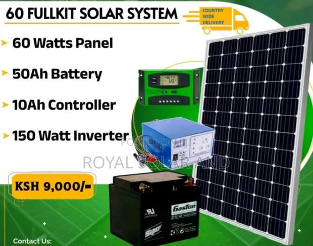 60w Solar Fullkit - main view