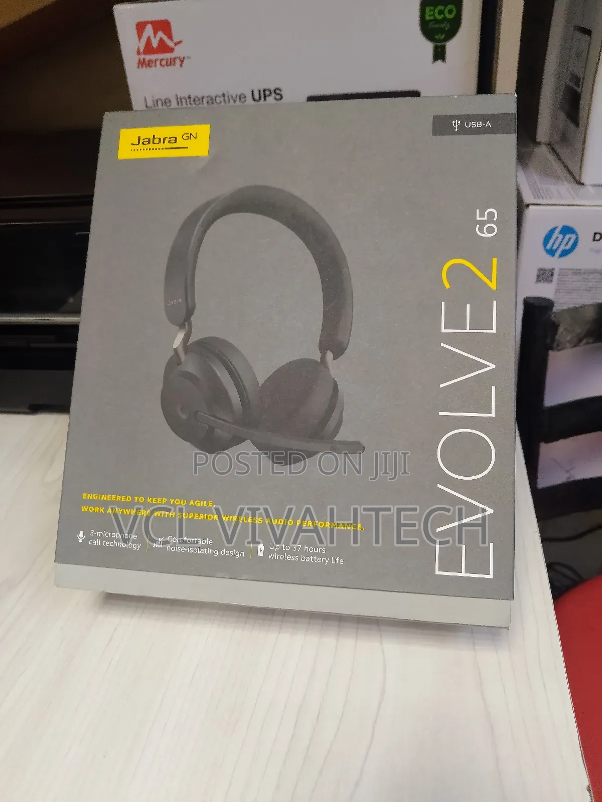 Evolve2 65 Bluetooth Stereo Headphones Jabra