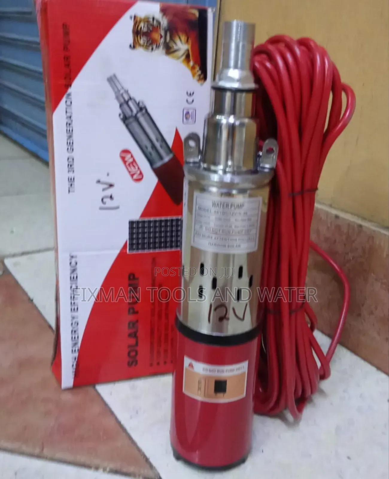 Solar Water Pump 250 W 12v 30m Deep