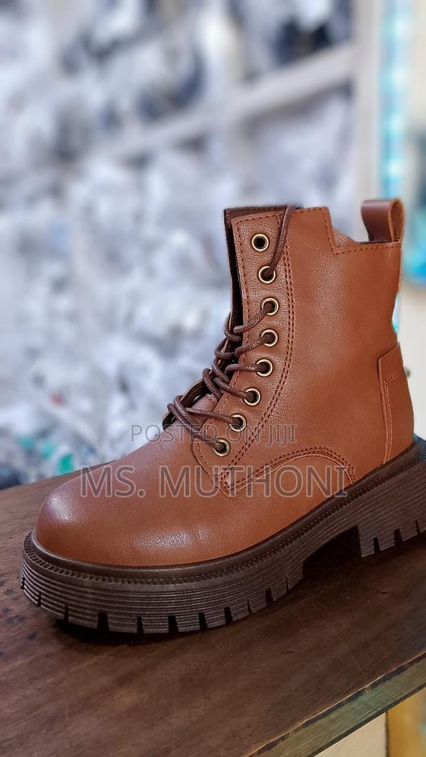 Ladies Lace Upankle Boots Size 35 36 37 38 39 40 - main view