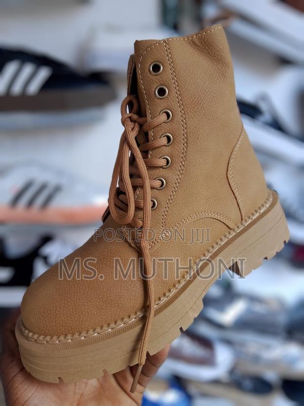 Ladies Lace Upankle Boots Size 35 36 37 38 39 40 - thumbnail 5