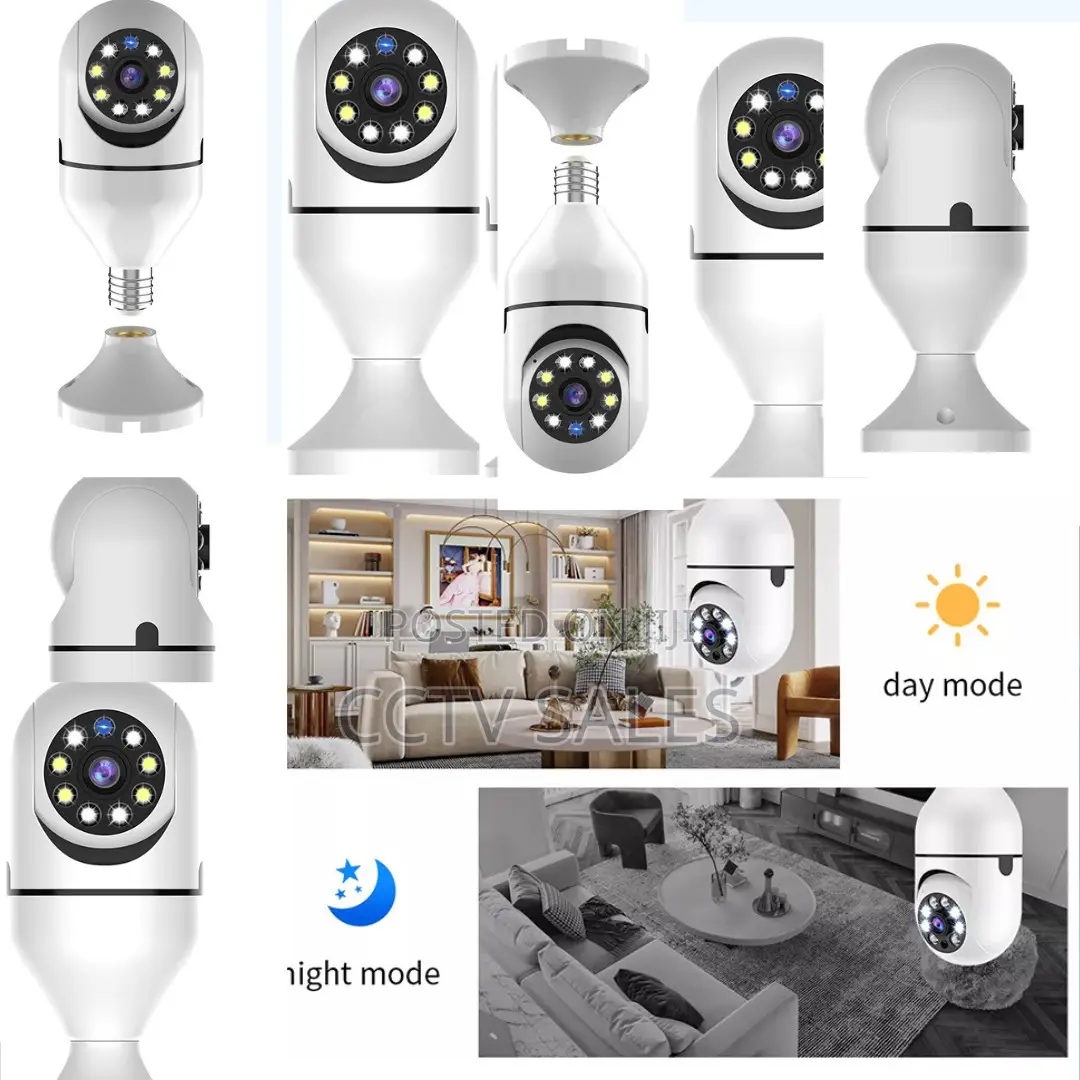 Wireless WIFI Bulb Type Camera 