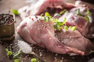 Freshly Slaughtered Rabbit Meat