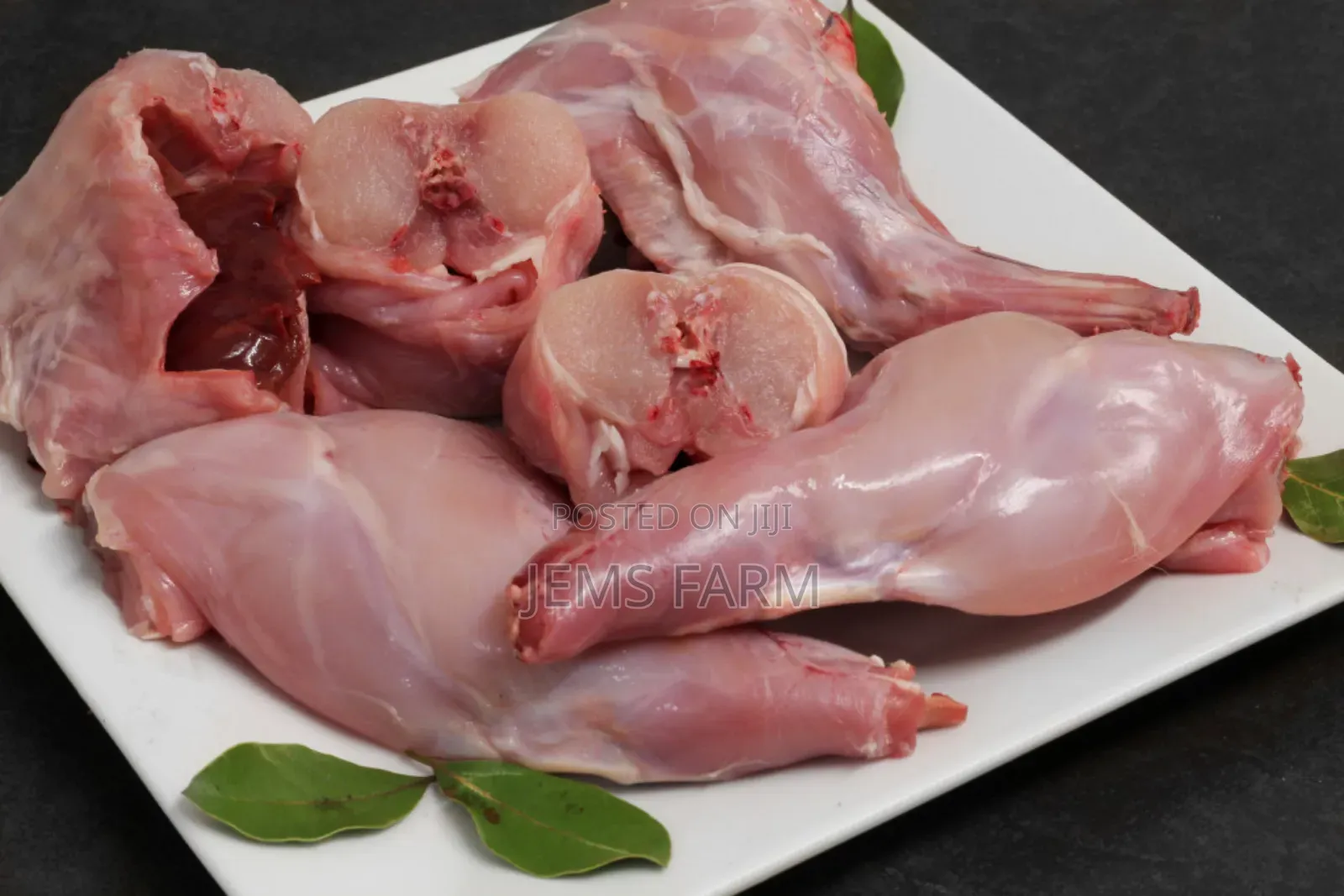 Freshly Slaughtered Rabbit Meat