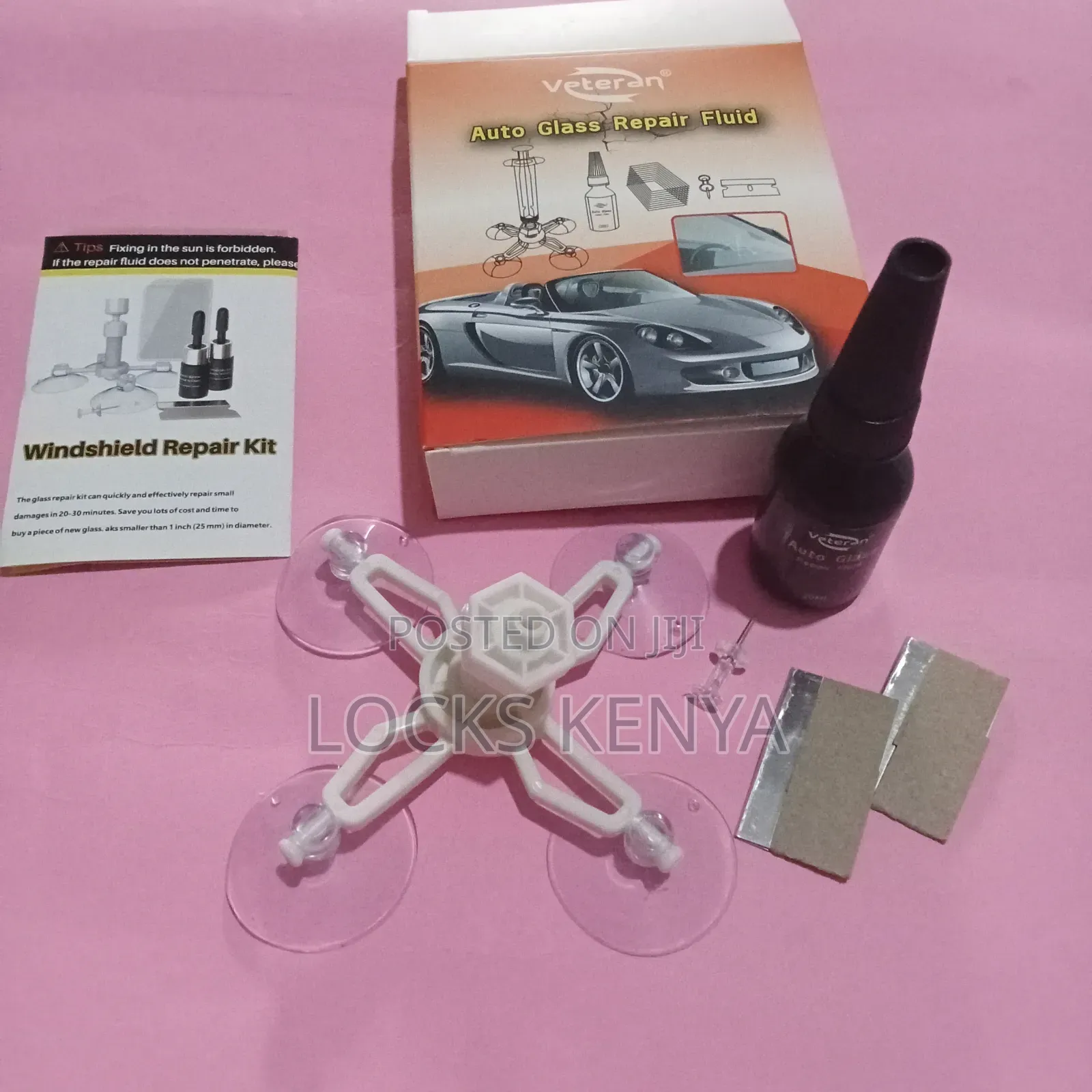 Restoration Fluid for Car Windscreen Crack