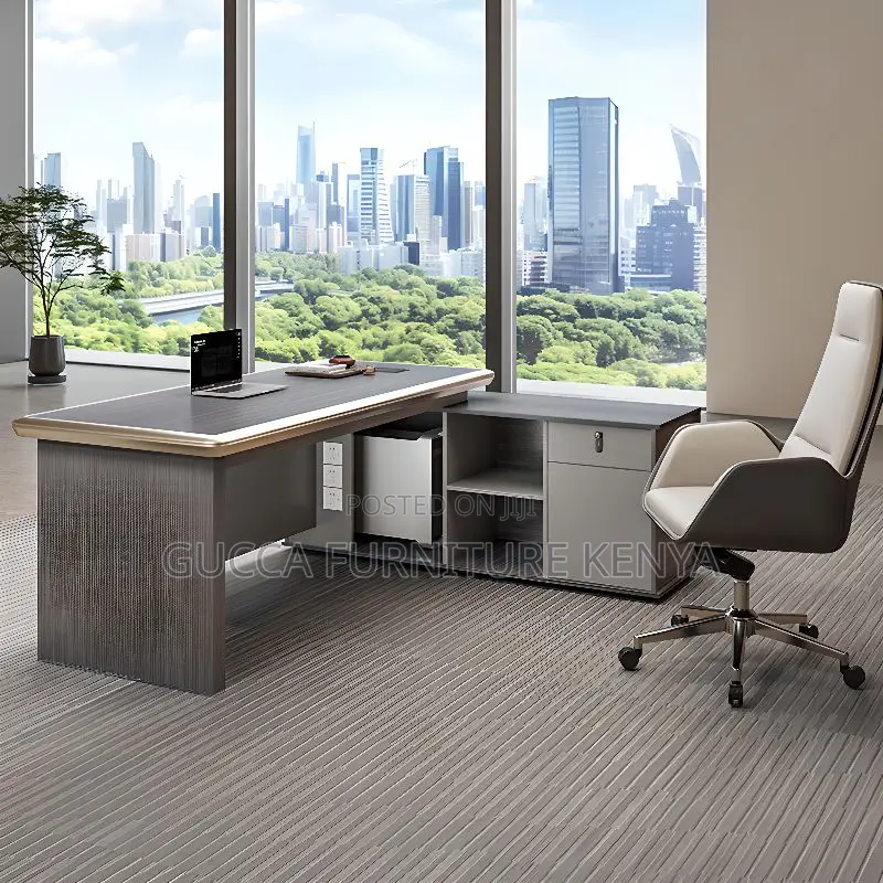 Office Tables:1.6 Meters Classy Modern Secure Executive Desk