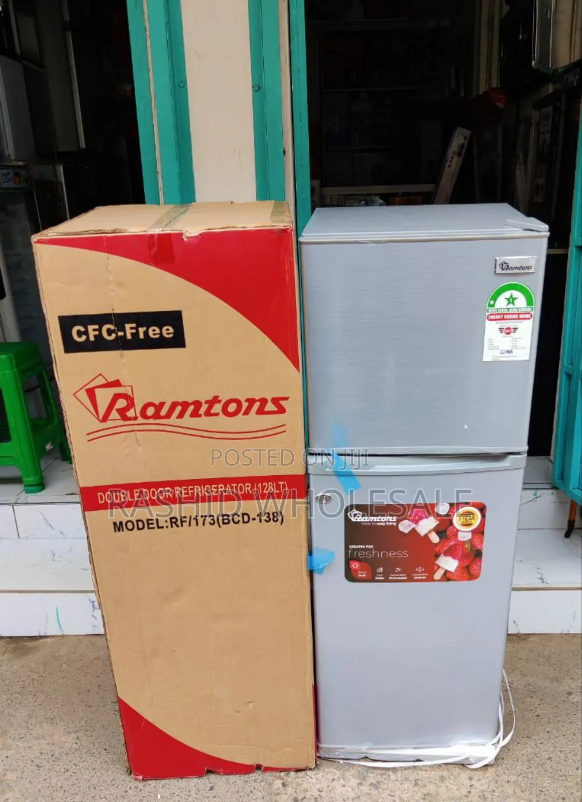 Refrigerator Ramtoms 128l Double Door
