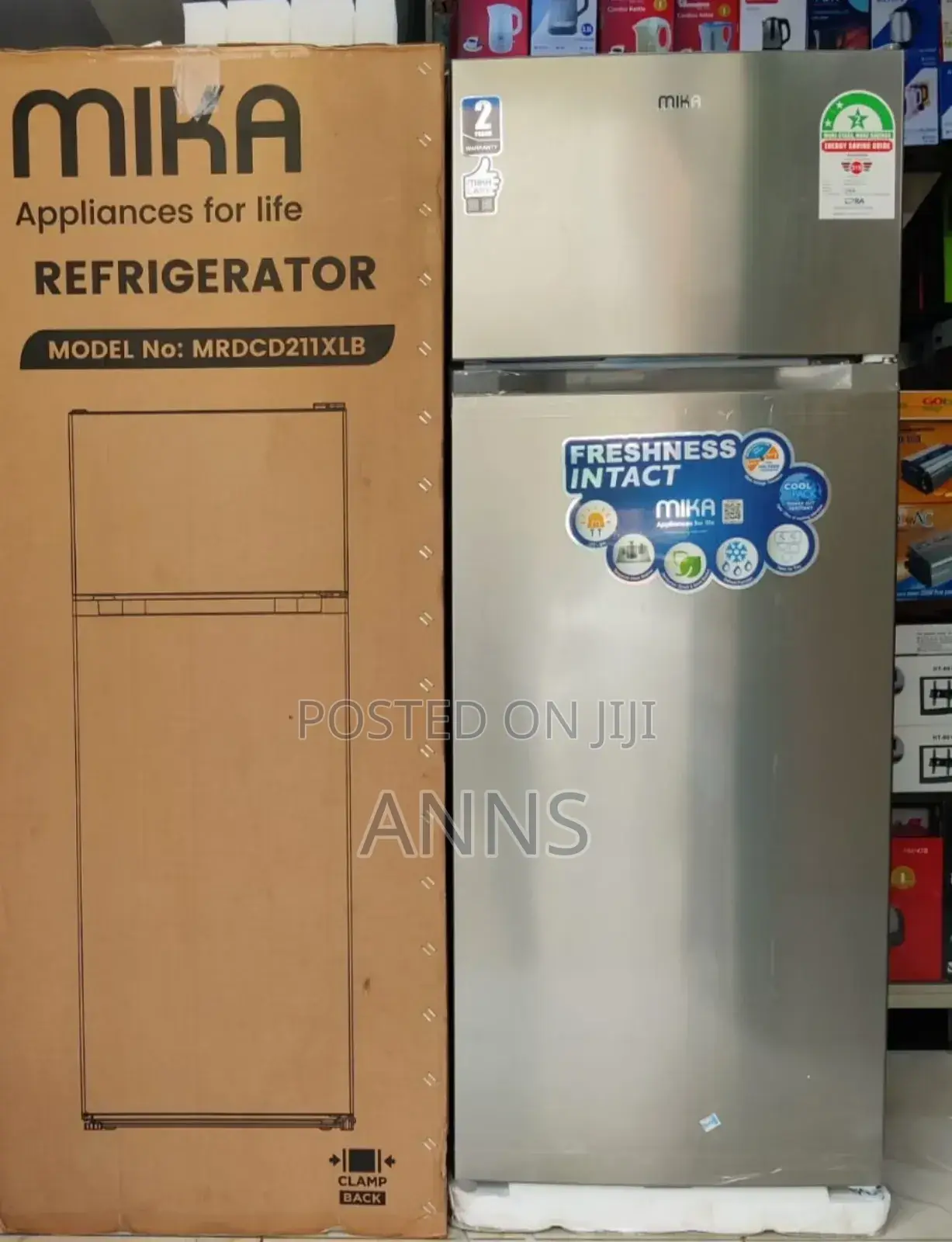 Mika 211L Best Home Refrigerator Double Door