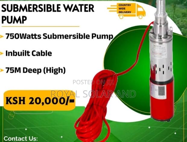 75m Head Submersible Solar Waterpump