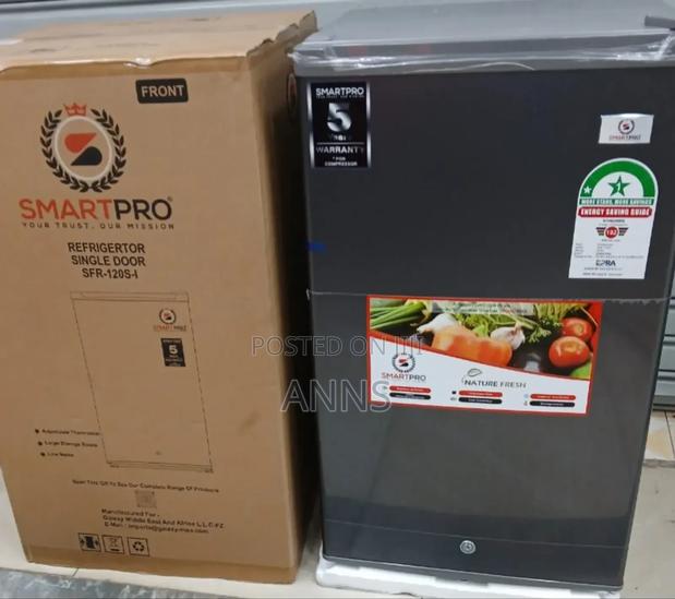 Smart Pro 90litres Dark Silver Unique Home Fridge - main view