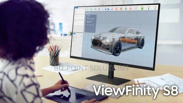 Samsung Viewfinity S8 32" Uhd Hdr Usb-c Monitor, Pivot