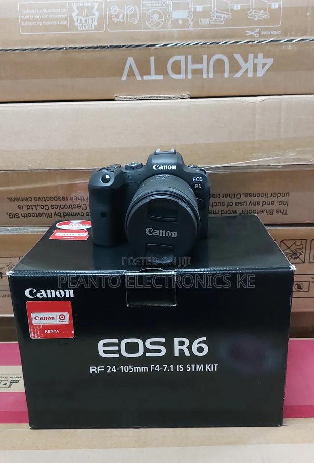 Canon EOS R6 Mirrorless Camera With 24-105mm F/4 Lens - main view