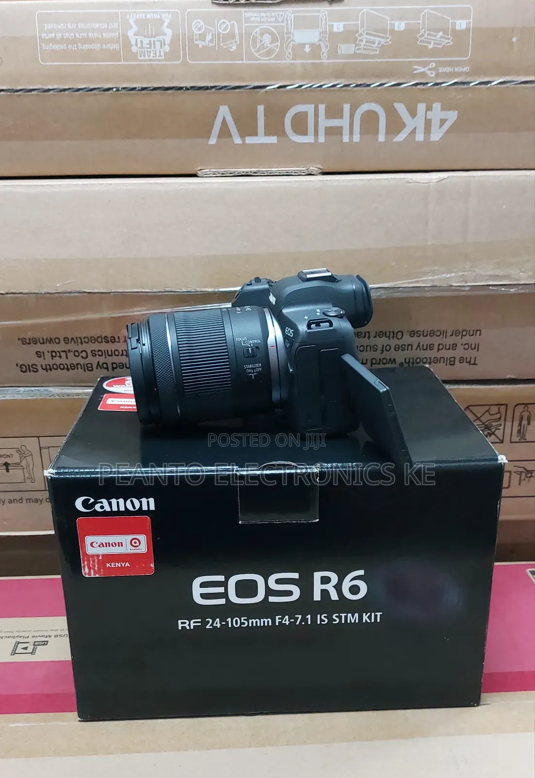 Canon EOS R6 Mirrorless Camera With 24-105mm F/4 Lens