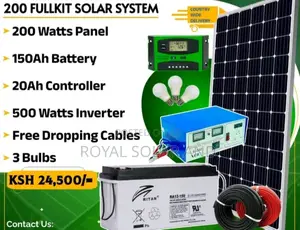 200w Fullkit Solar System