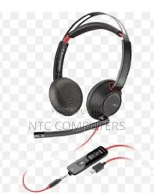 Poly Blackwire 5220 Stereo Usb-a Headset +3.5mm Plug +Usb-