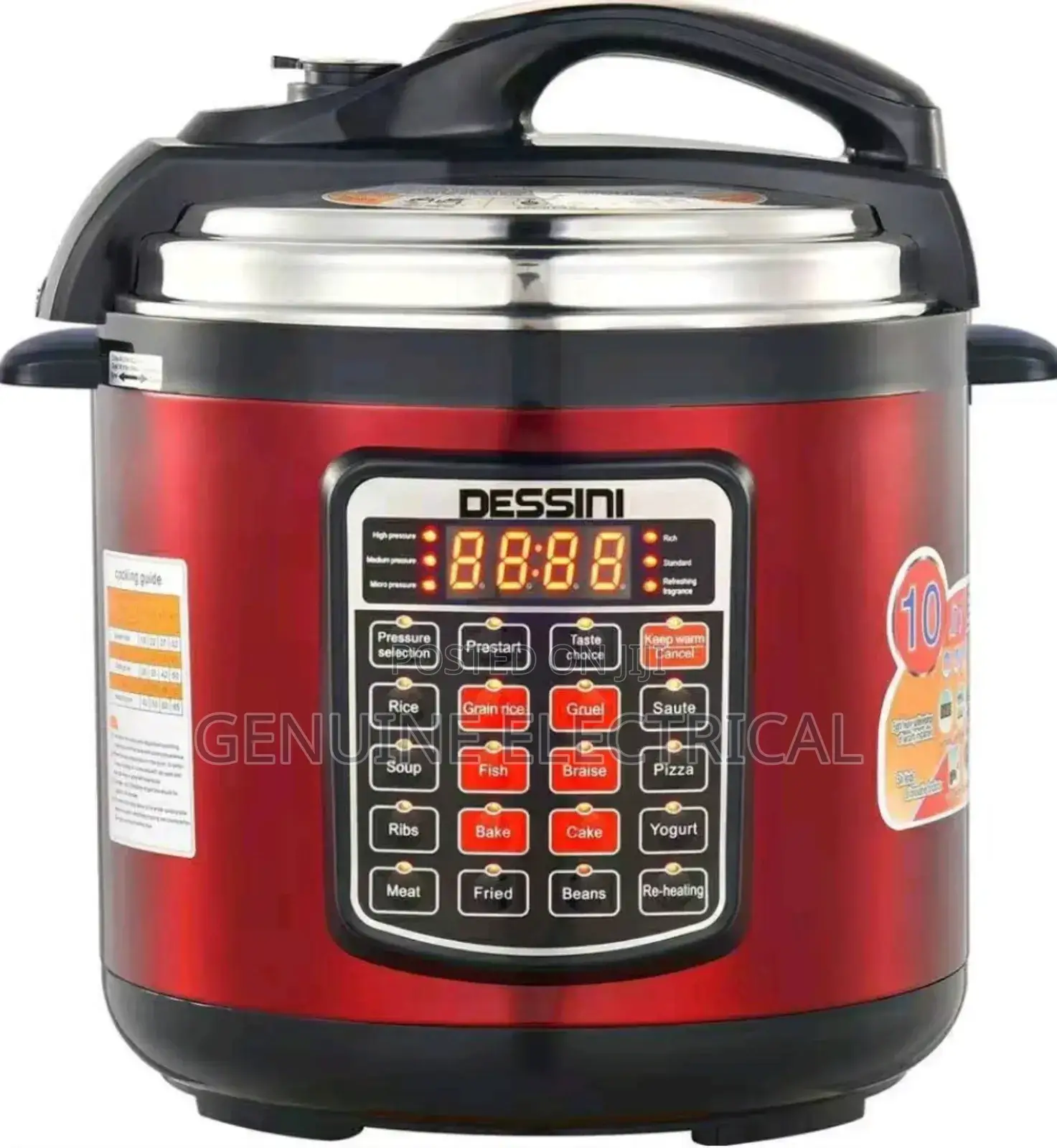 Dessini Electric Pressure Cooker 6l
