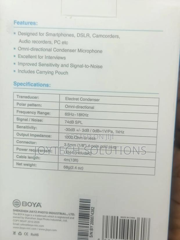 BOYA Wired Microphone BT-M1DM Dual - thumbnail 2