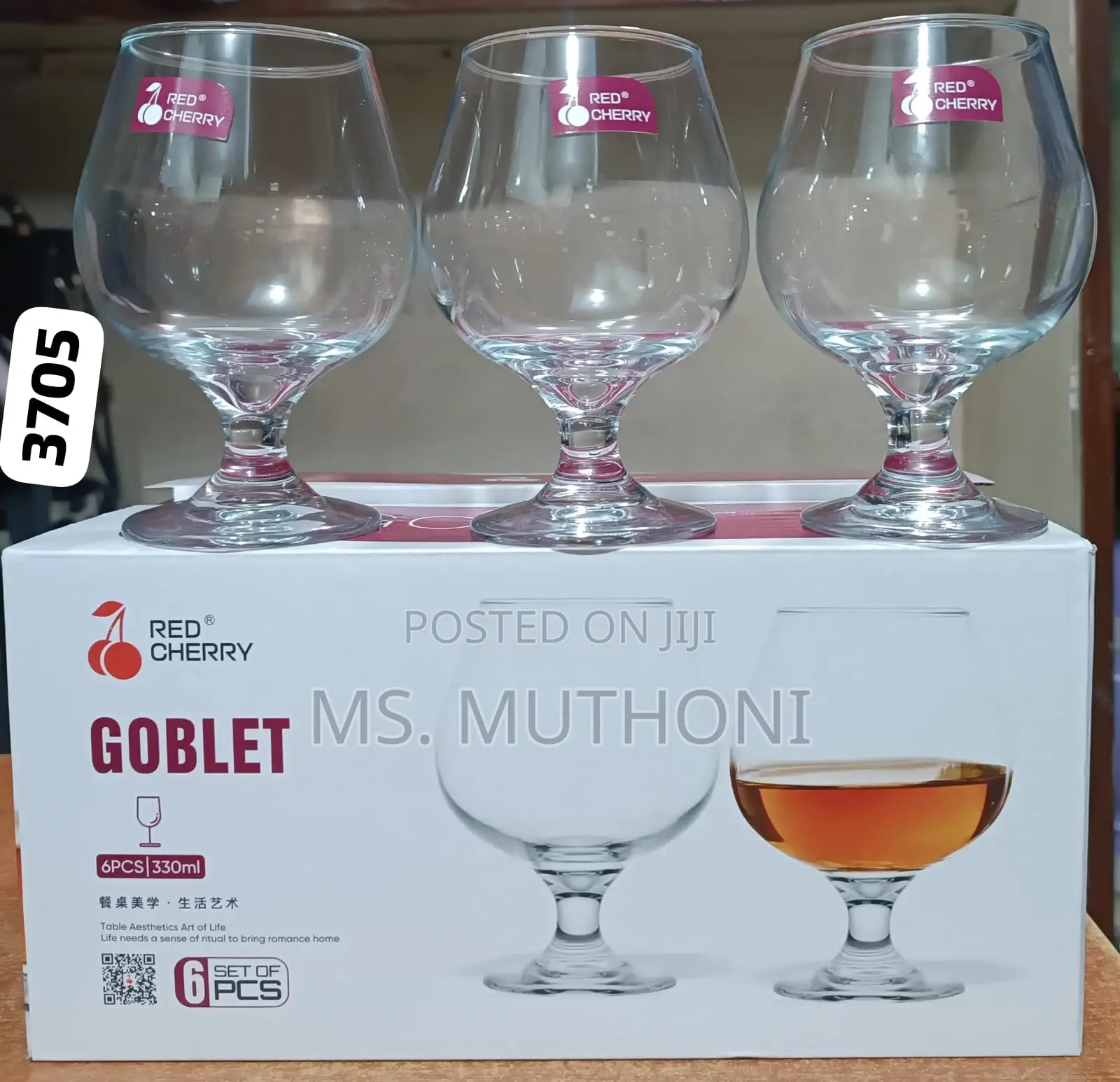 Goblet 330 Ml Cognac Whiskey Glass