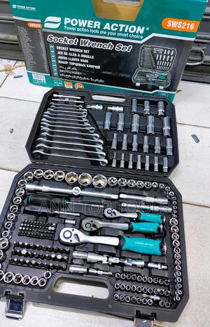 Power Action Socket Wrench 108 PCSChrome Vanadium Original - main view