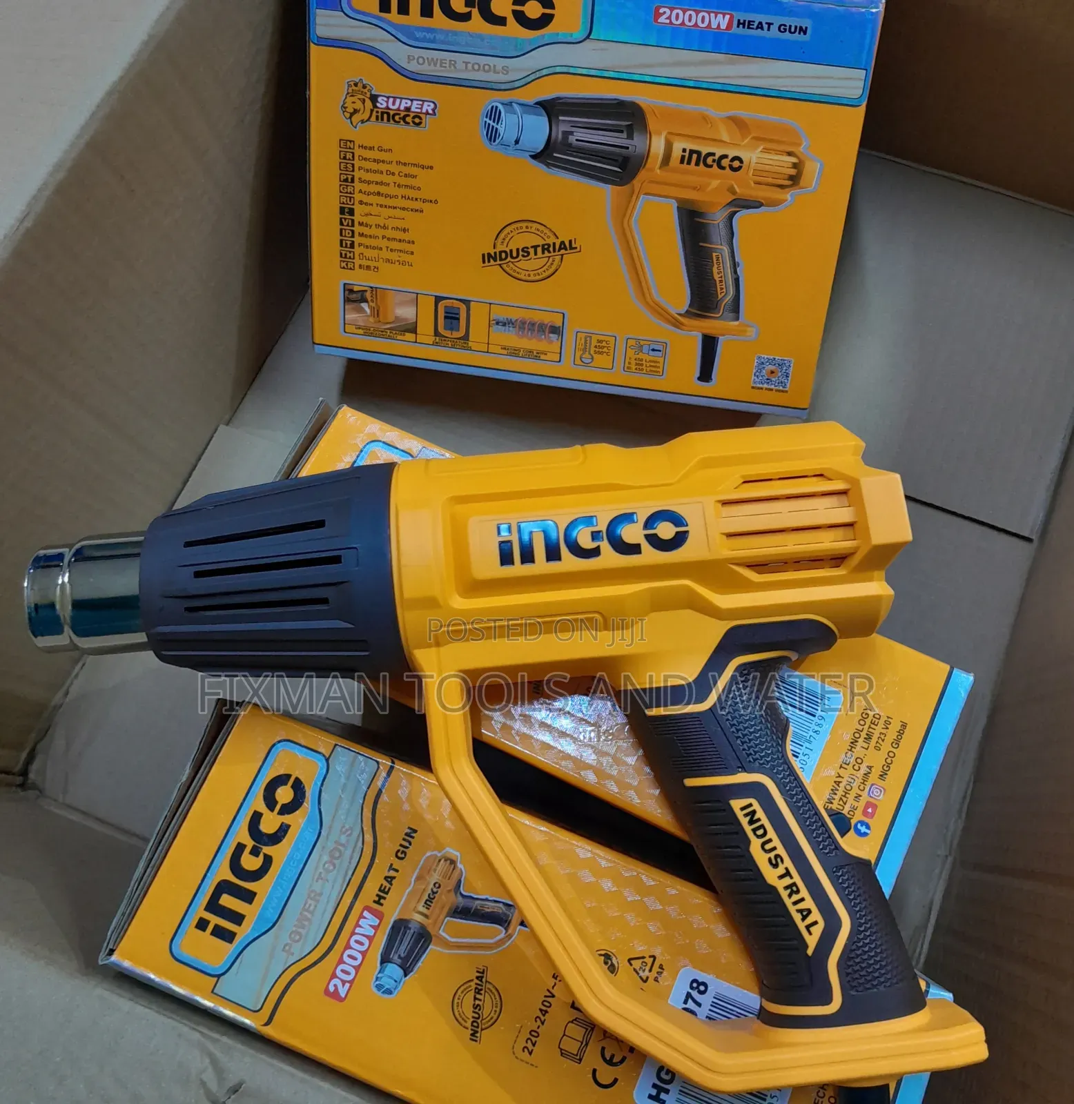Powerful Ingco Heat Gun 2000W  Very Hot Air Gun