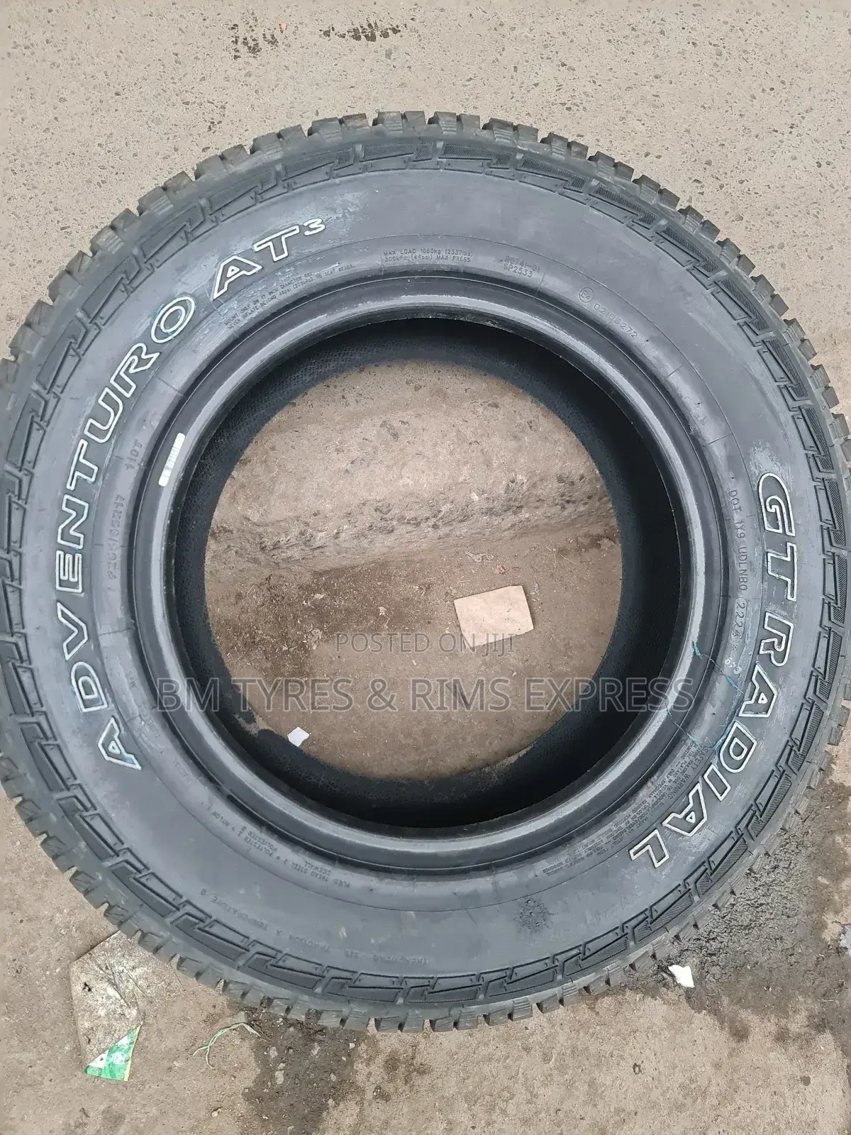 265 /65 R17 GT (New Technology) Indonesia.