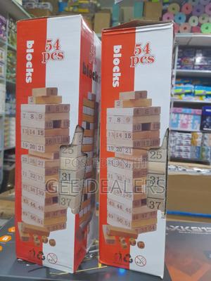 54pcs Jenga Block, Wooden Jenga Game - thumbnail 2