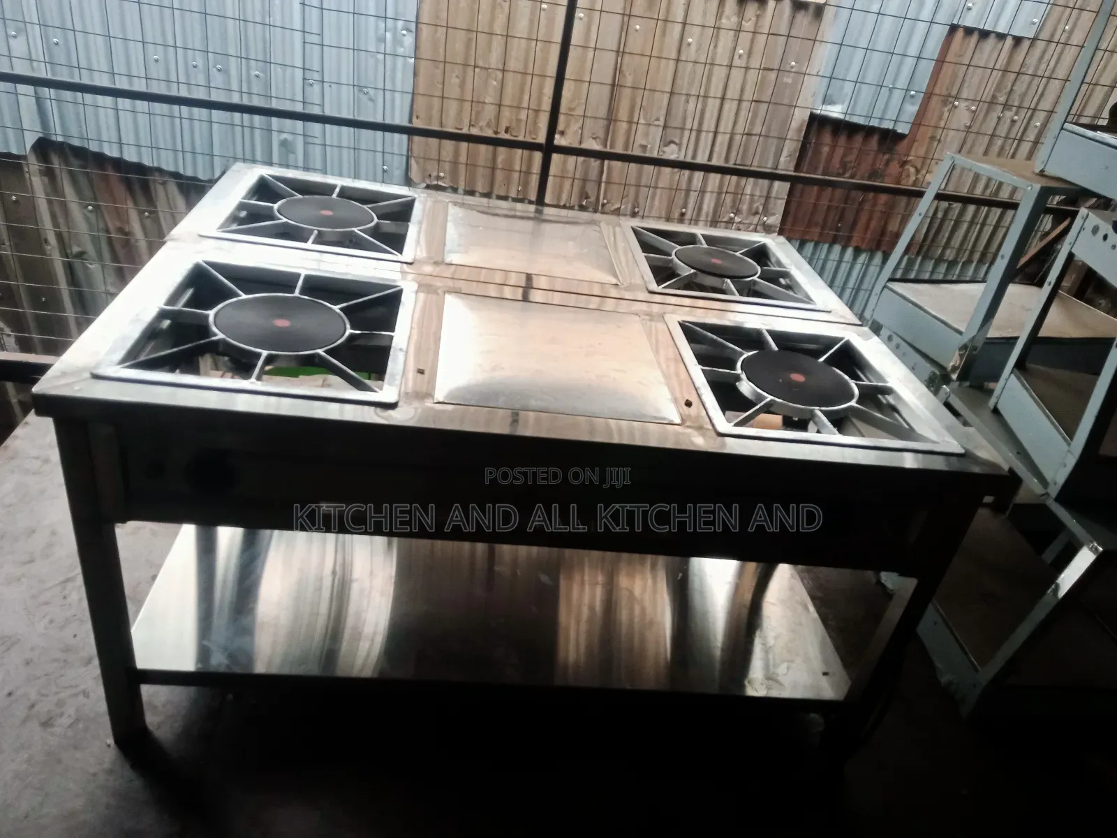 Super 4-Burner Ss Gas Stove