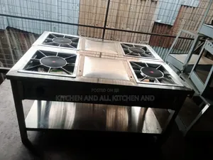 Super 4-Burner Ss Gas Stove