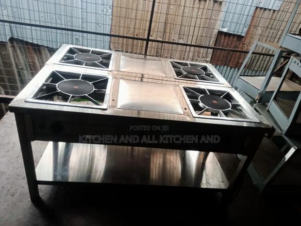 Super 4-Burner Ss Gas Stove - main view