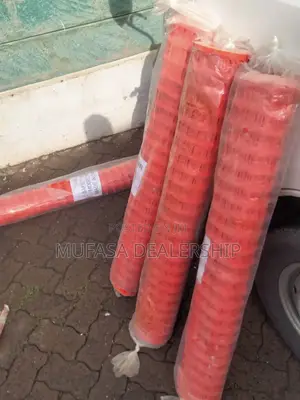 Reflective Orange Barrier Nets