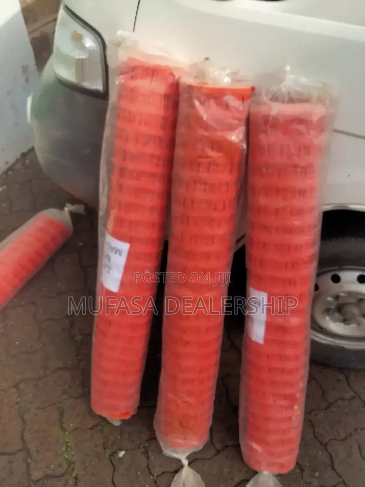 Reflective Orange Barrier Nets