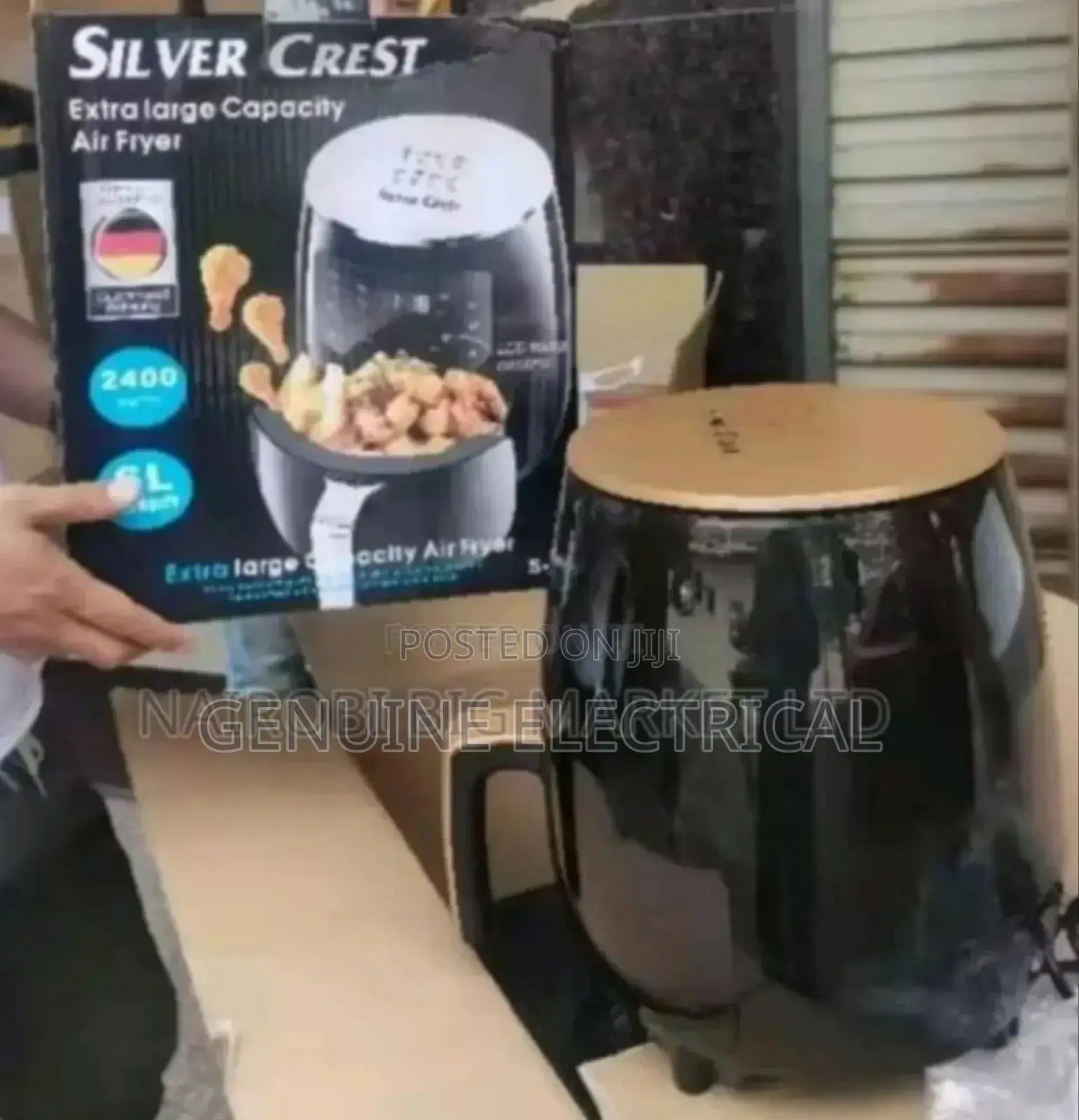 6 Litres Airfrier Silver Crest