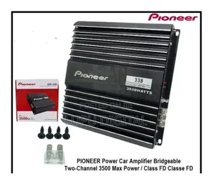Pioneer GM-338 Power Car Amplifier Bridgeable Two-Channel