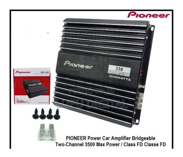 Pioneer GM-338 Power Car Amplifier Bridgeable Two-Channel - thumbnail 2
