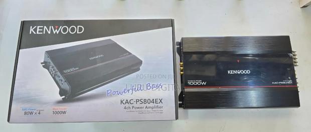 Kenwood Amplifier 4-Channel 1000w KAC-PS804EX Bridgeable