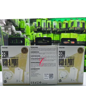 Tecno *33W* U330TKB+C11 Compact
Ultra Fast Charger Kit Now